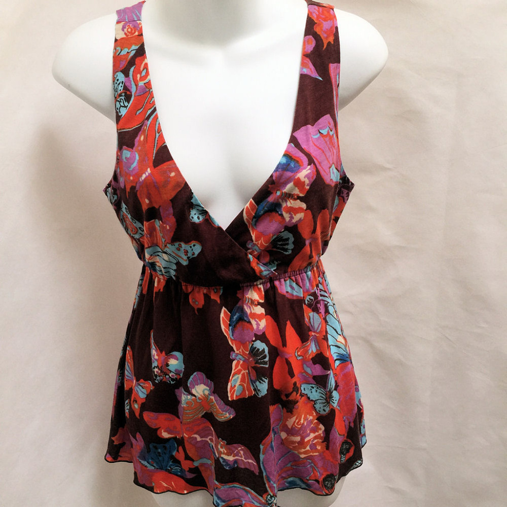 Anthropologie Lilka S Butterfly Sleeveless Top